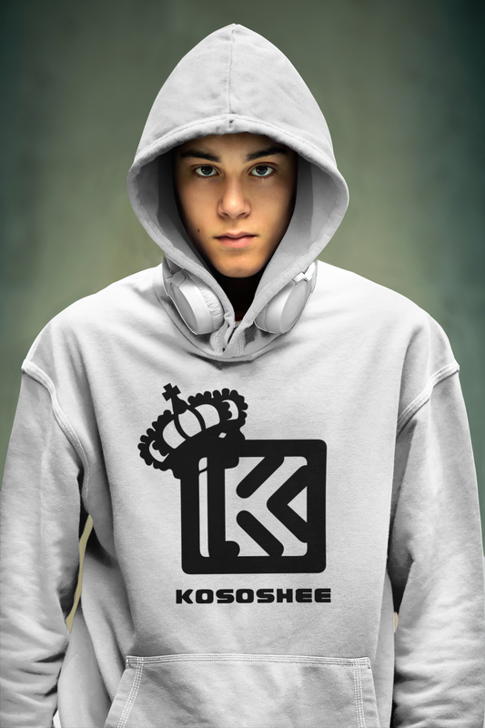 Kososhee Crowned Logo Mens Hoodie